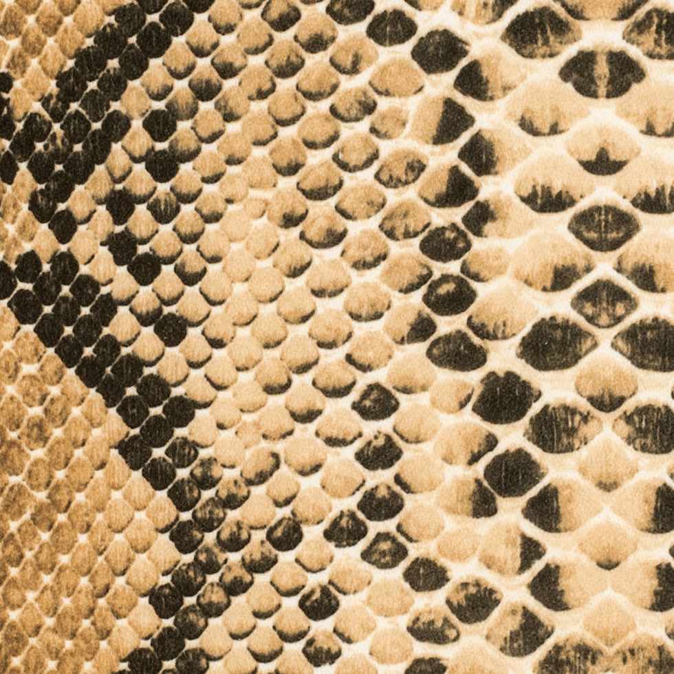 Anaconda Printed Micro-Polyester and Cotton Detail