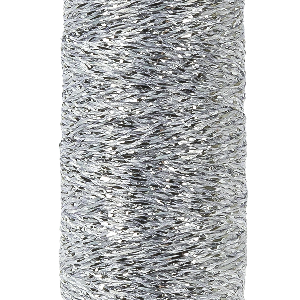 041 Silver 50m Gutermann Metallic Effect Thread - Detail