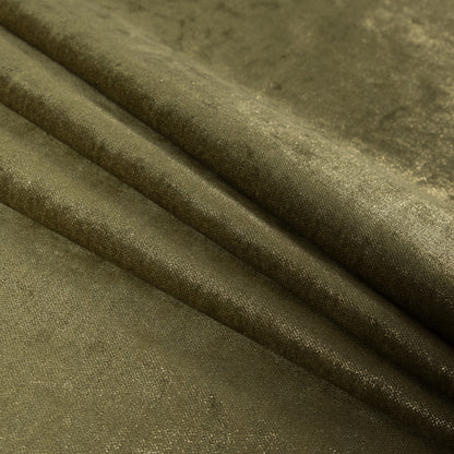 Short Pile Glade Metallic Polyester Blended Velvet - Folded