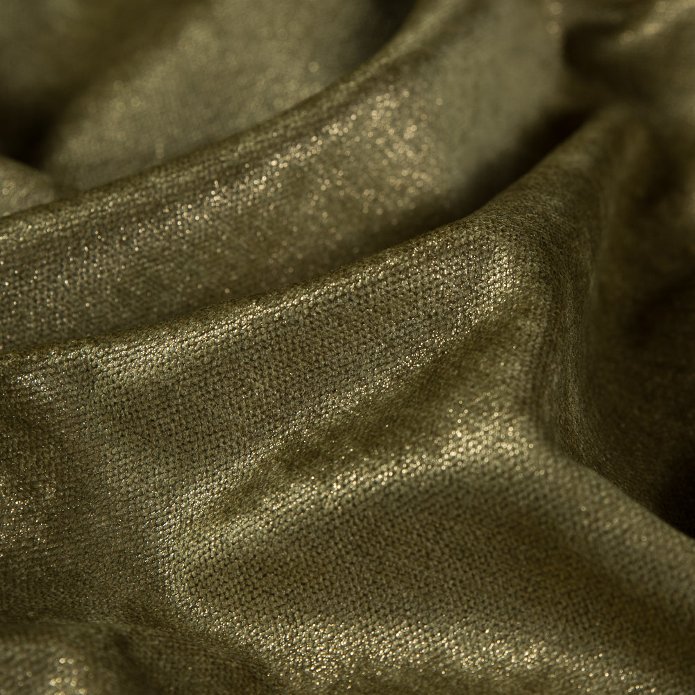 Short Pile Glade Metallic Polyester Blended Velvet - Detail