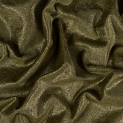 Short Pile Glade Metallic Polyester Blended Velvet