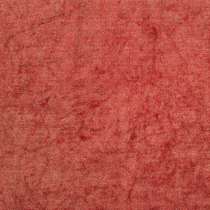 Short Pile Fire Engine Metallic Polyester Blended Velvet