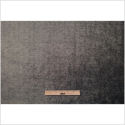 Short Pile Indigo Metallic Polyester Blended Velvet Full