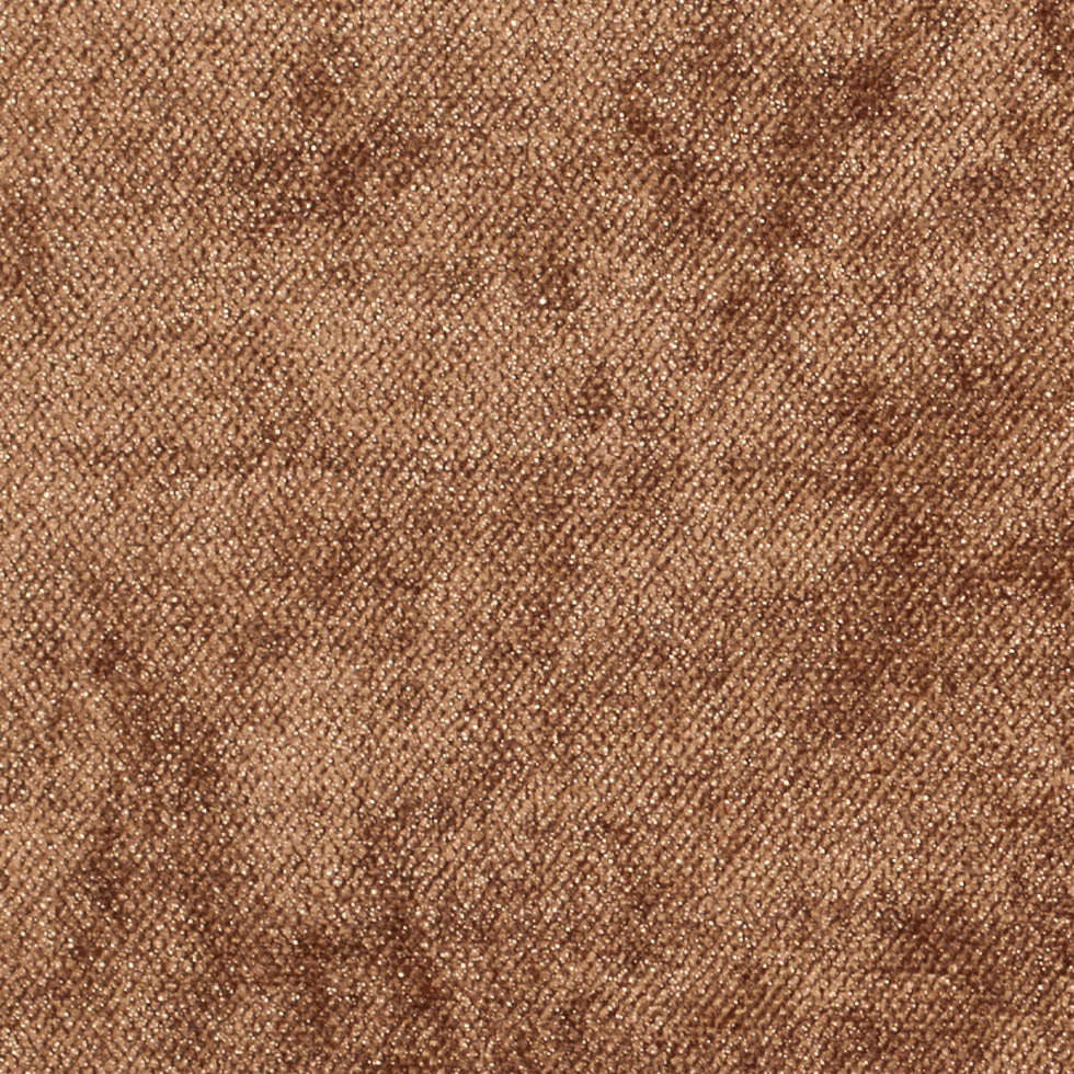 Short Pile Cocoa Metallic Polyester Blended Velvet Detail