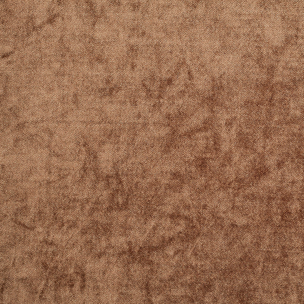 Short Pile Cocoa Metallic Polyester Blended Velvet