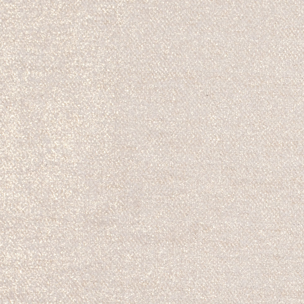 Short Pile Ivory Metallic Polyester Blended Velvet - Detail