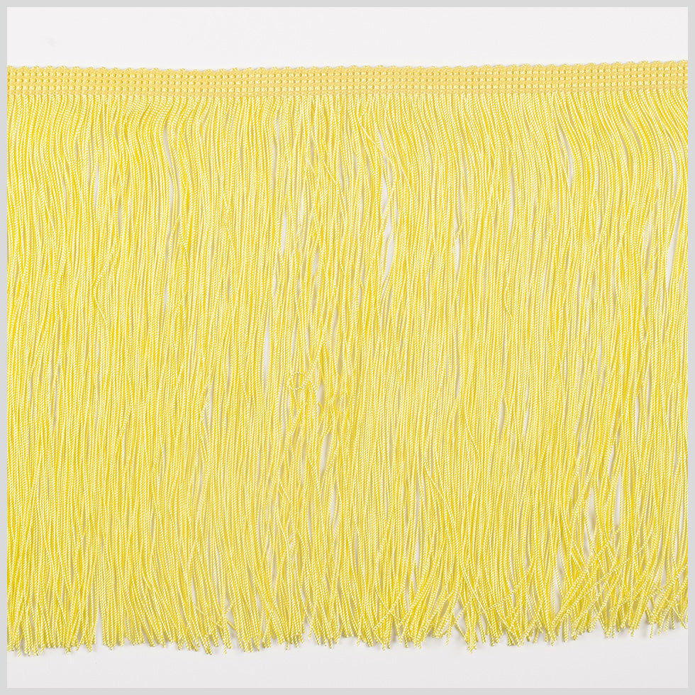 8 European Yellow Chainette Fringe Trim