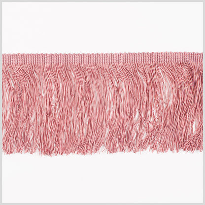 4" European Dusty Rose Chainette Fringe Trim