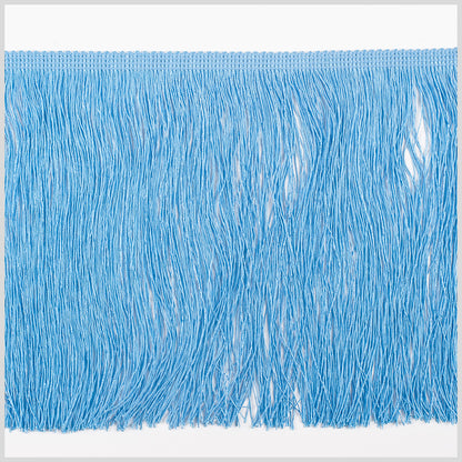 8 European Powdered Blue Chainette Fringe Trim