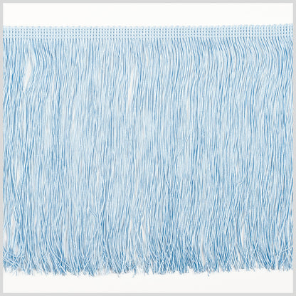 8" European Baby Blue Chainette Fringe Trim