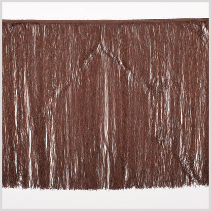 24" European Dark Brown Chainette Fringe Trim