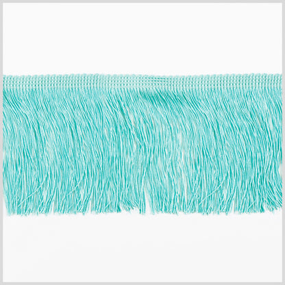 4 European Tiffany Blue Chainette Fringe Trim