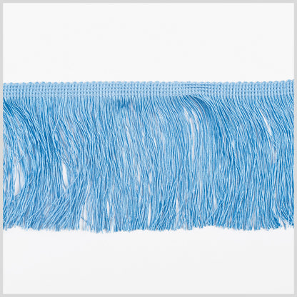 4 European Powdered Blue Chainette Fringe Trim