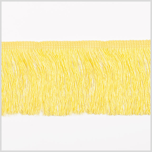 4" European Yellow Chainette Fringe Trim