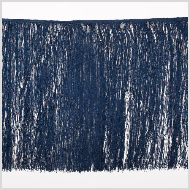 24 European Dark Navy Chainette Fringe Trim