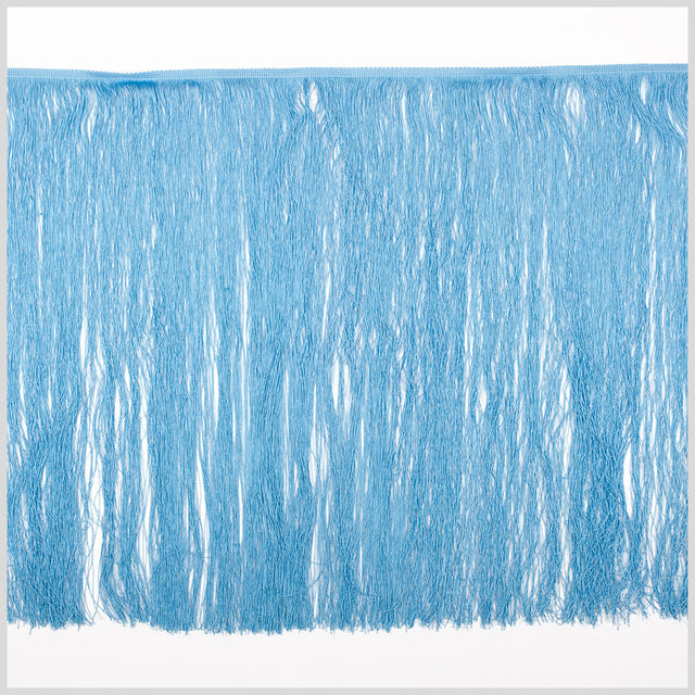 24" European Powdered Blue Chainette Fringe Trim