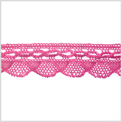 1.5 European Pink Crochet Trim
