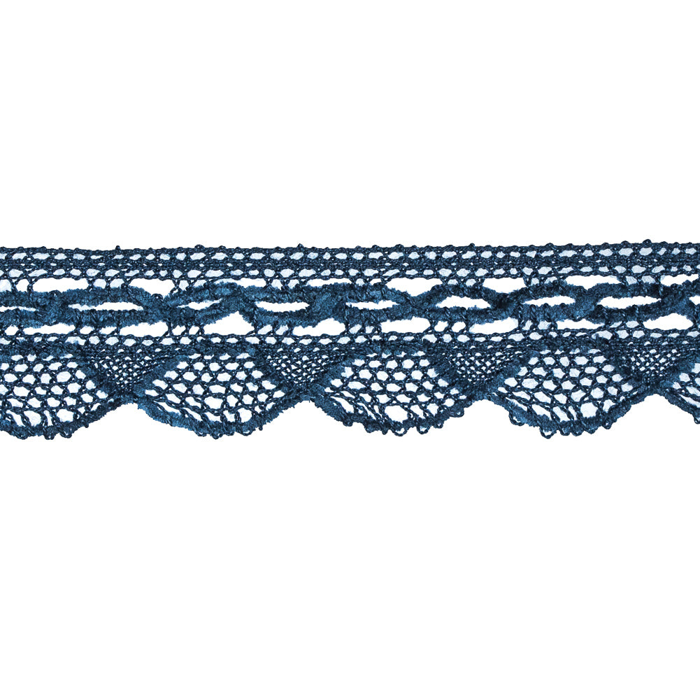 1.5 European Navy Crochet Trim - Detail