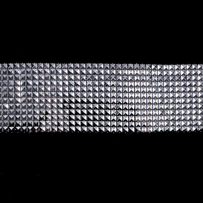 Silver Pyramid Studs Trimming - 4