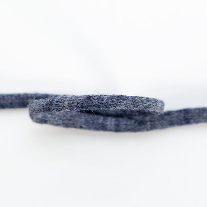 Italian Dark Blue Wool Drawstring Trimming - 0.25 - Detail
