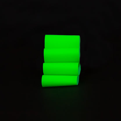 Italian Neon Green Reflective Ribbon - 0.875" Detail