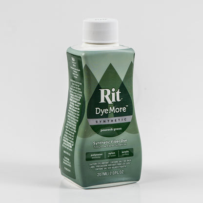 Rit DyeMore Synthetic Fiber Dye - Peacock Green - 7oz Bottle