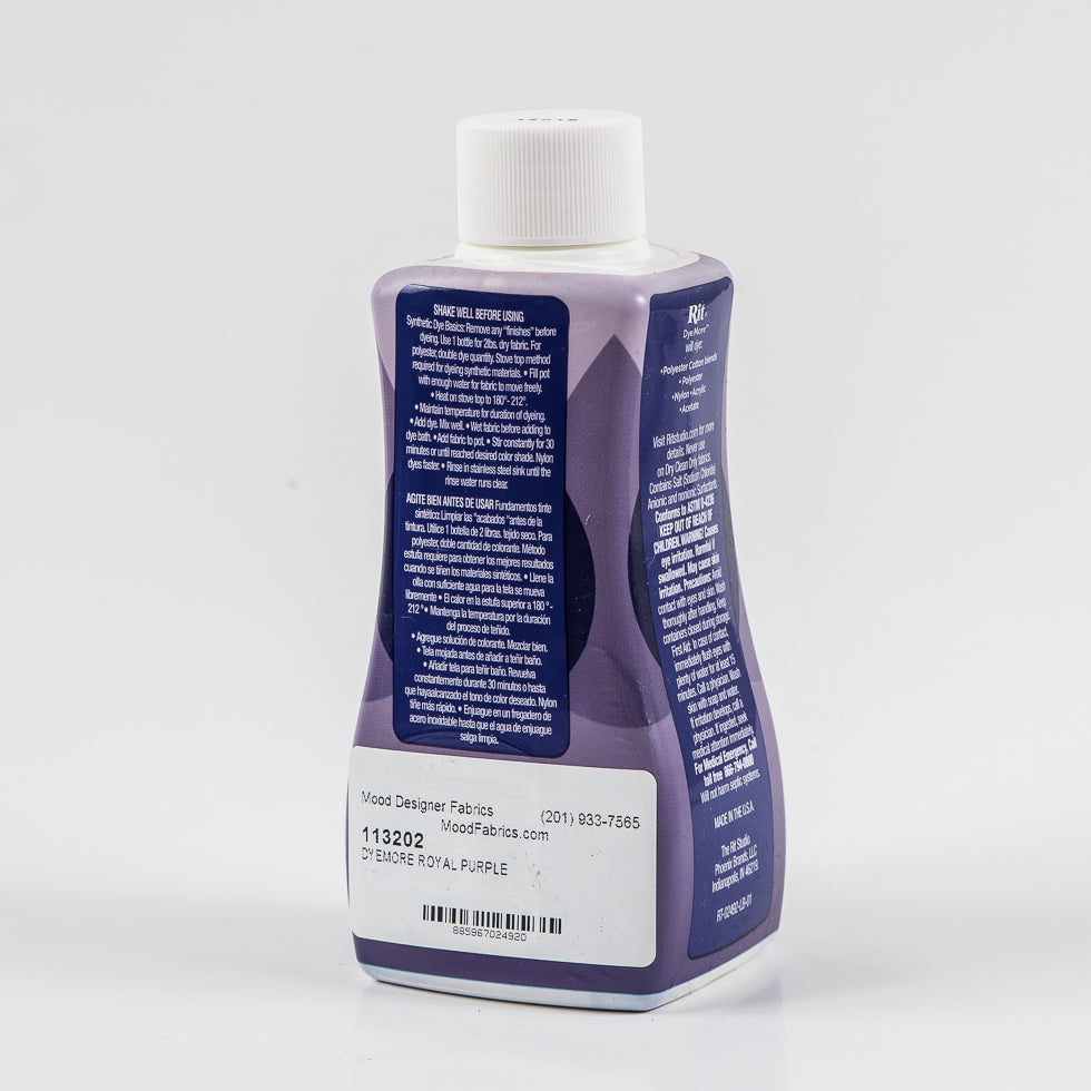 Rit DyeMore Royal Purple Synthetic Fiber Dye - Detail