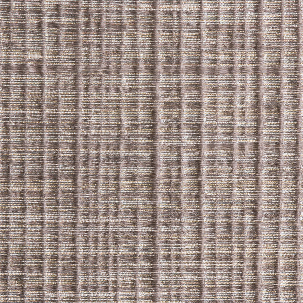 Light Gray Textured Grid Blended Linen Woven