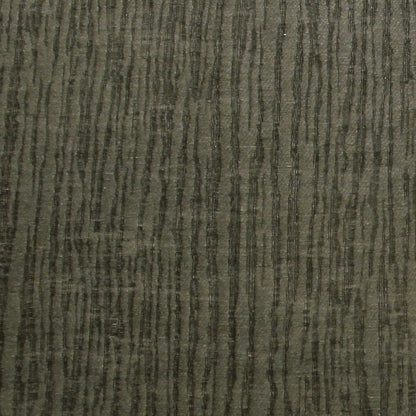 Dark Gray Organic Stripes Polyester-Cotton Woven - Detail