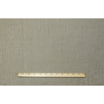 Beige Organic Stripes Polyester-Cotton Woven - Full