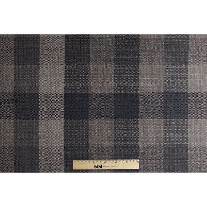 Dark Gray Buffalo Checks Blended Woven - Full