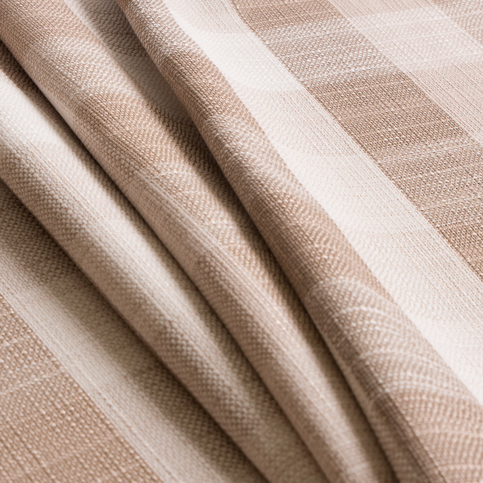 Mocha Buffalo Checks Blended Woven - Folded