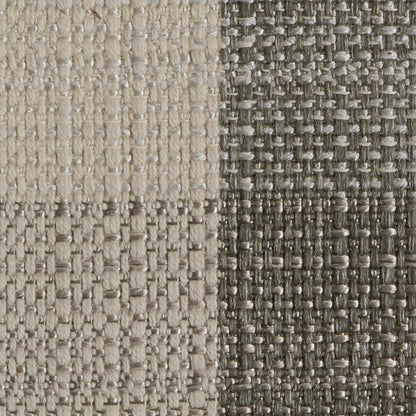 Stone Buffalo Checks Blended Woven - Detail