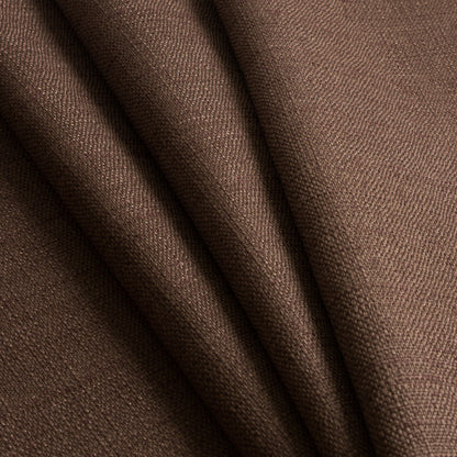 Brown Polyester-Viscose Woven - Folded