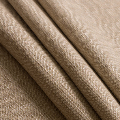 Beige Polyester-Viscose Woven Folded