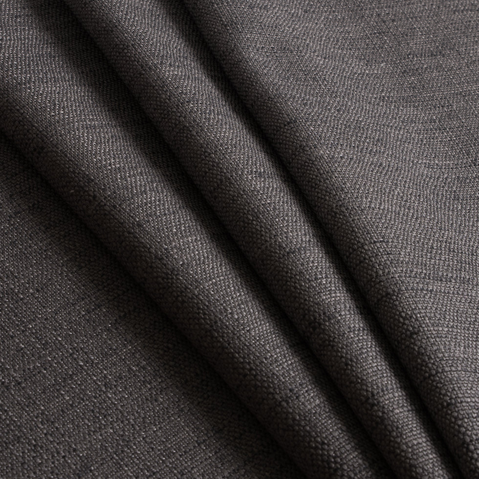 Heather Gray Polyester-Viscose Woven - Folded