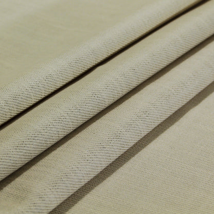 Beige Cotton Blended Serge Twill - Folded