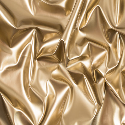 Flynn Gold Glossy Stretch Imitation Latex