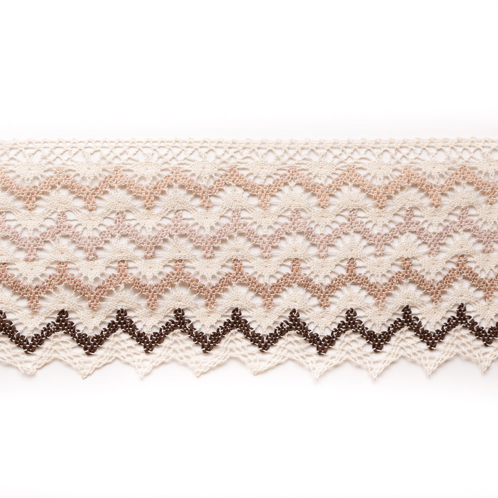 5 Beige Crochet Trim