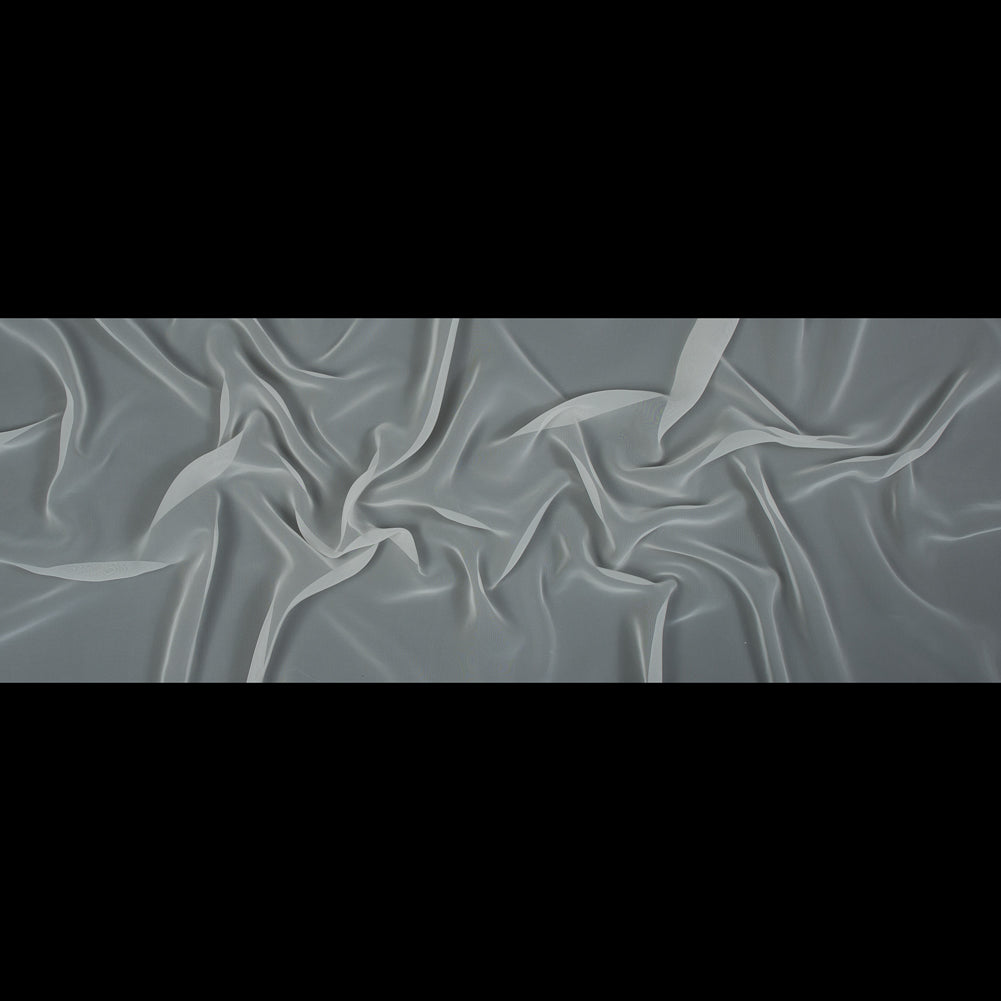 Oyster Polyester Chiffon - Folded