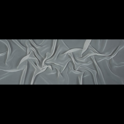 Oyster Polyester Chiffon - Folded