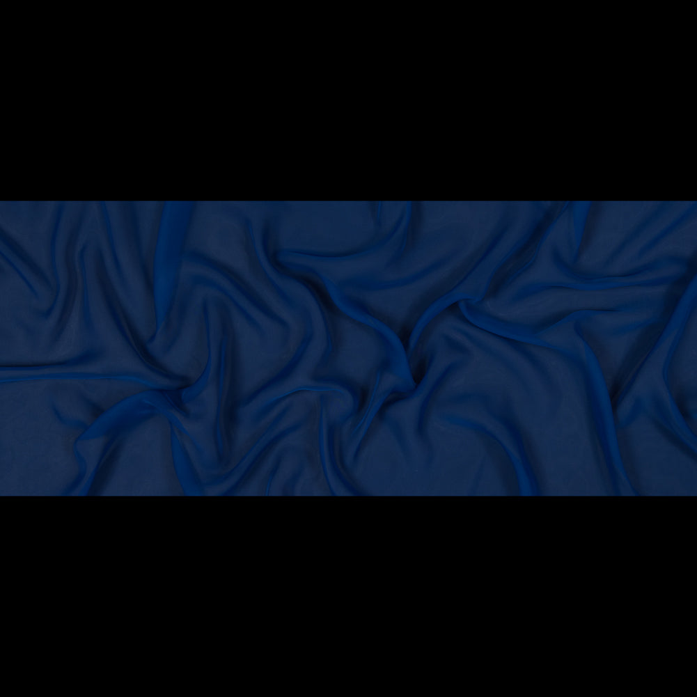 Polyester Chiffon - Deep Royal - Regina Collection Folded