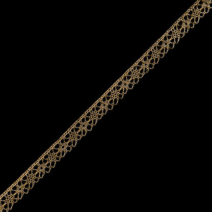 European Metallic Gold Lace Trim - 0.5