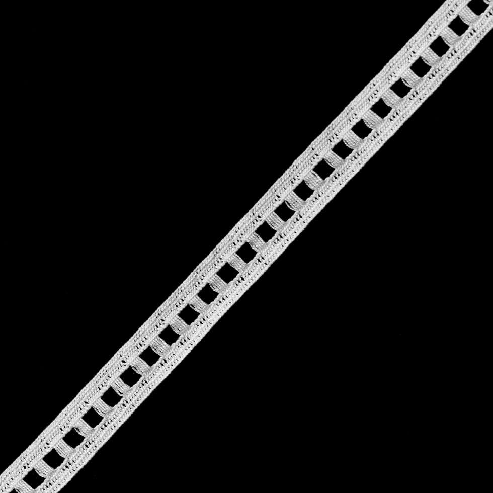 White Crochet Trim - 0.75