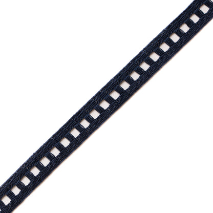 Navy Crochet Trim - 0.75
