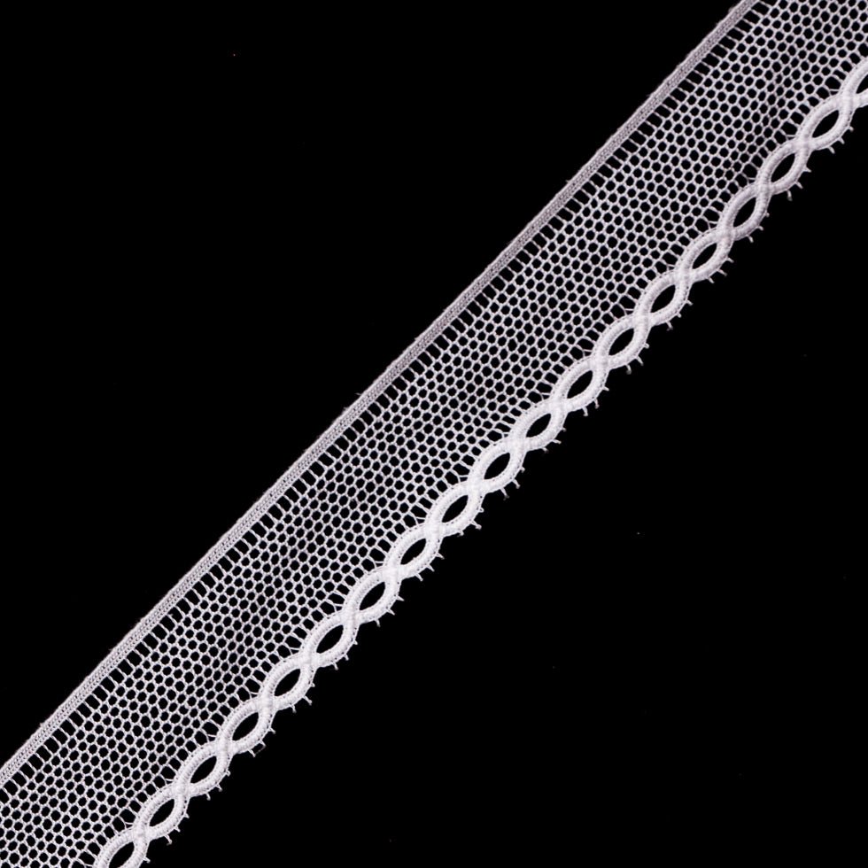 1 White Eyelet Lace Trim