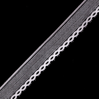 1 White Eyelet Lace Trim