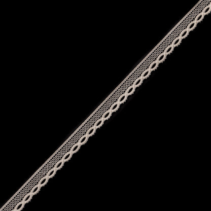 European Beige Eyelet Crochet Trimming - 0.5"