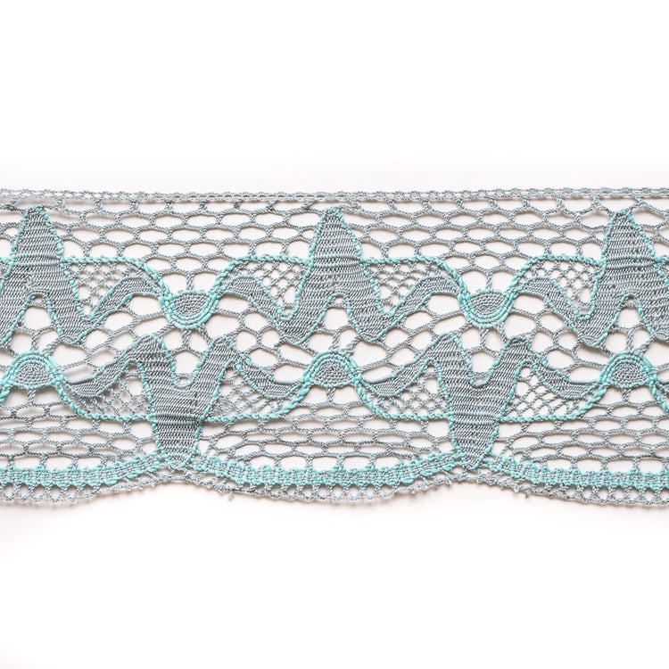 template--25130090922057__main-Gray and Turquoise Scalloped Crochet Trim - 6