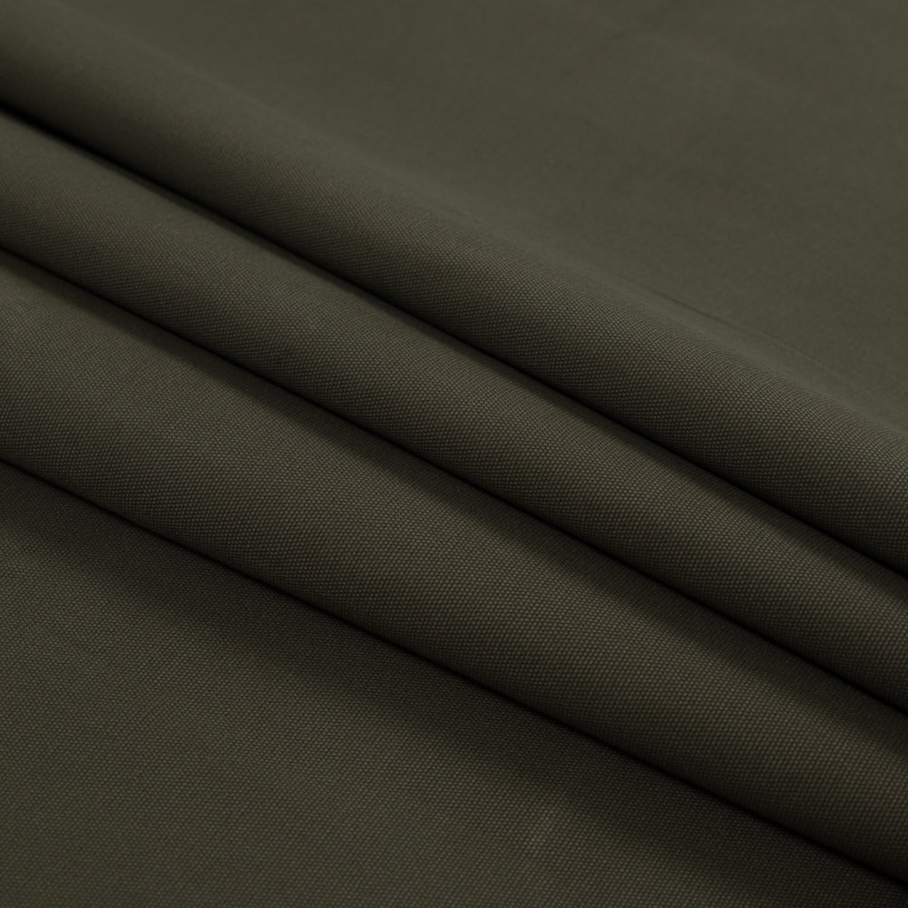 Loden Green Cotton Canvas - Detail